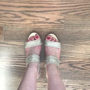 Jack Rogers Shoes - JACK ROGERS VANESSA WEDGE SANDAL- size 8.5 Jack Rogers Shoes - JACK ROGERS VANESSA WEDGE SANDAL- size 8.5